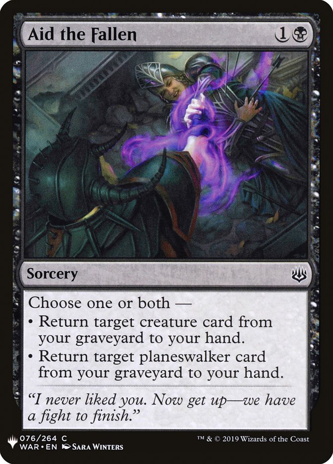 Aid the Fallen [Mystery Booster] | Good Games Cannington