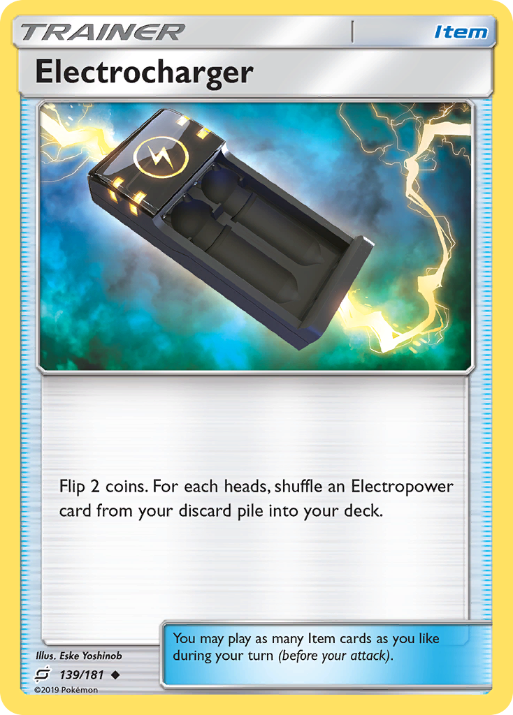 Electrocharger (139/181) [Sun & Moon: Team Up] | Good Games Cannington