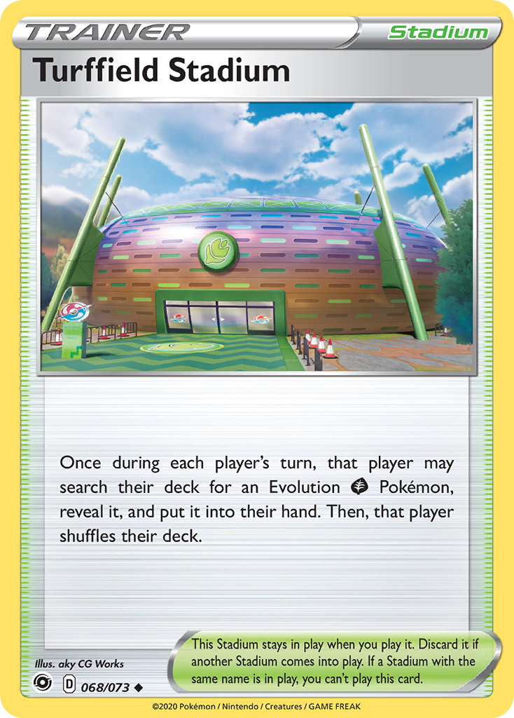 Turffield Stadium (068/073) [Sword & Shield: Champion's Path] | Good Games Cannington
