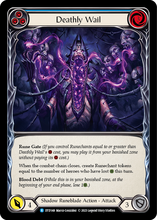 Deathly Wail (Blue) [DTD148] (Dusk Till Dawn) | Good Games Cannington