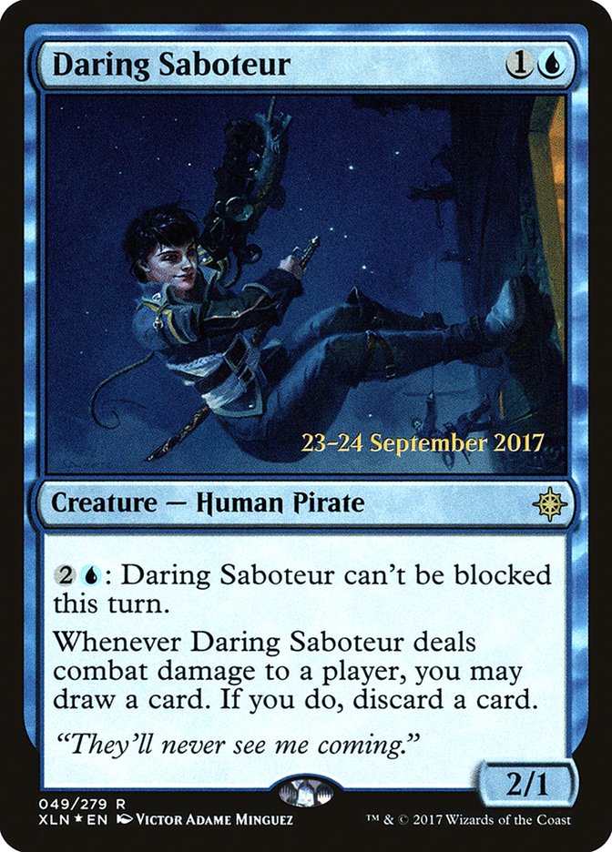 Daring Saboteur [Ixalan Prerelease Promos] | Good Games Cannington