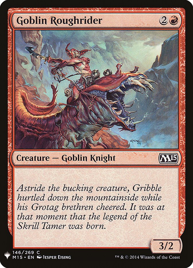 Goblin Roughrider [Mystery Booster] | Good Games Cannington