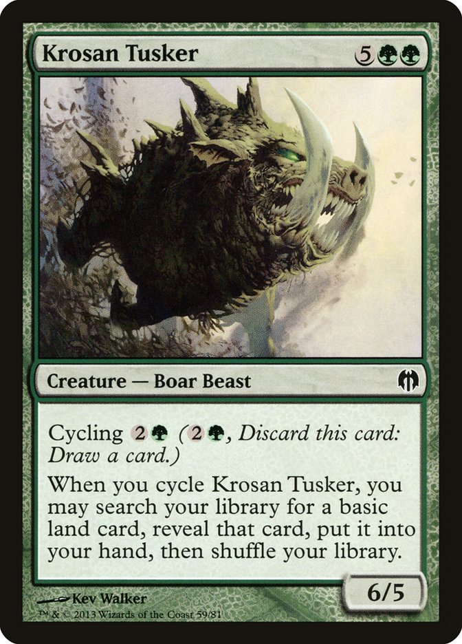 Krosan Tusker [Duel Decks: Heroes vs. Monsters] | Good Games Cannington