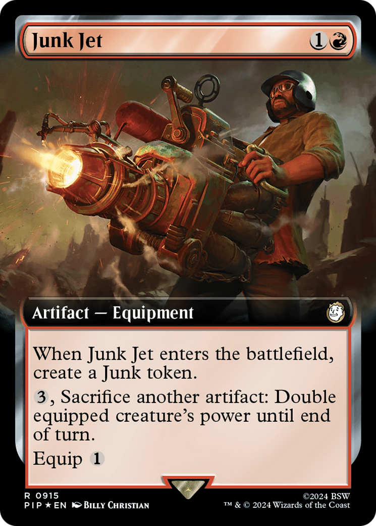 Junk Jet (Extended Art) (Surge Foil) [Fallout] | Good Games Cannington