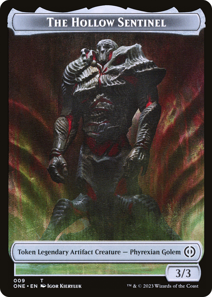 The Hollow Sentinel Token [Phyrexia: All Will Be One Tokens] | Good Games Cannington