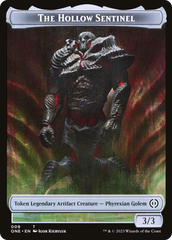 The Hollow Sentinel Token [Phyrexia: All Will Be One Tokens] | Good Games Cannington