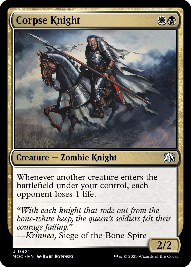 Corpse Knight [March of the Machine Commander] | Good Games Cannington