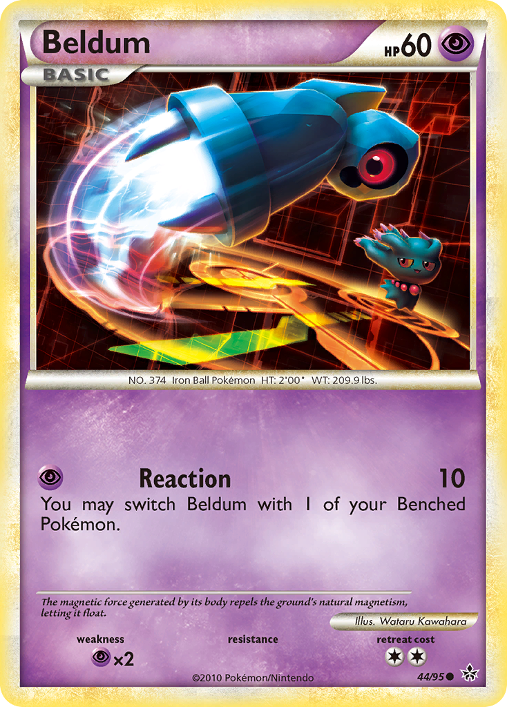 Beldum (44/95) [HeartGold & SoulSilver: Unleashed] | Good Games Cannington