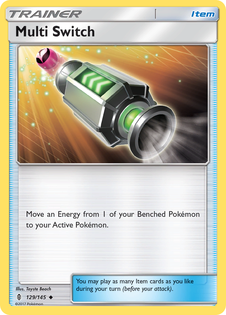 Multi Switch (129/145) [Sun & Moon: Guardians Rising] | Good Games Cannington