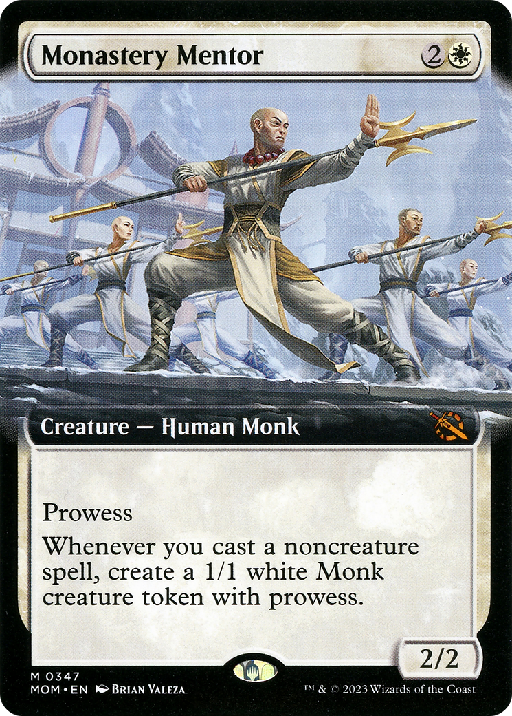 Monastery Mentor (Extended Art) [March of the Machine] | Good Games Cannington