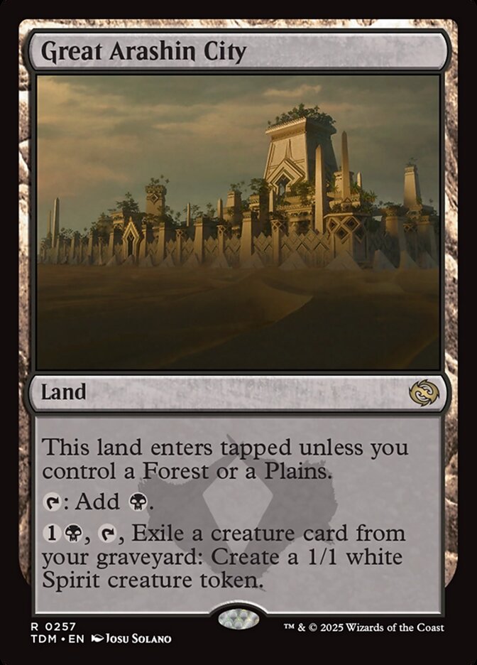 Great Arashin City 257/291 (Tarkir: Dragonstorm)  - Foil | Good Games Cannington