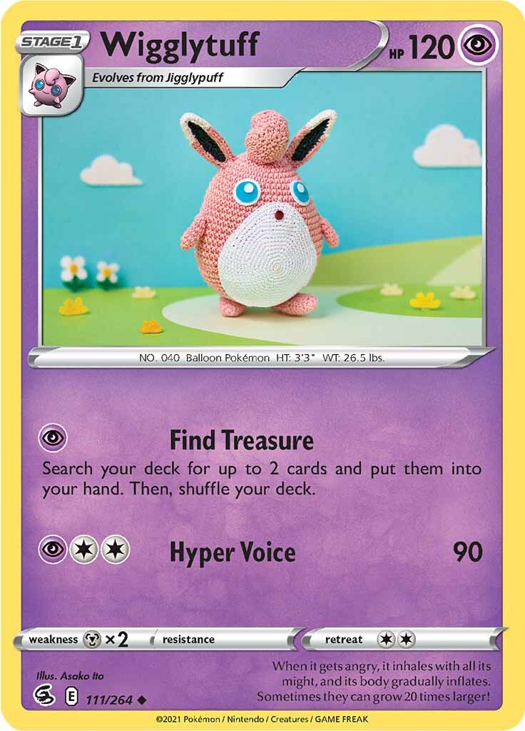 Wigglytuff (111/264) [Sword & Shield: Fusion Strike] | Good Games Cannington