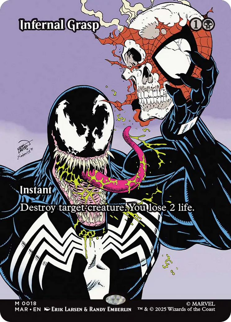 Infernal Grasp (Borderless) [Marvel's Spider-Man: Eternal-Legal] | Good Games Cannington