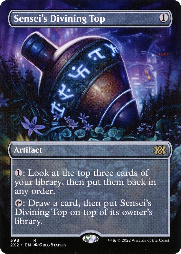 Senseis Divining Top Borderless 398 (Double Masters 2022)  | Good Games Cannington