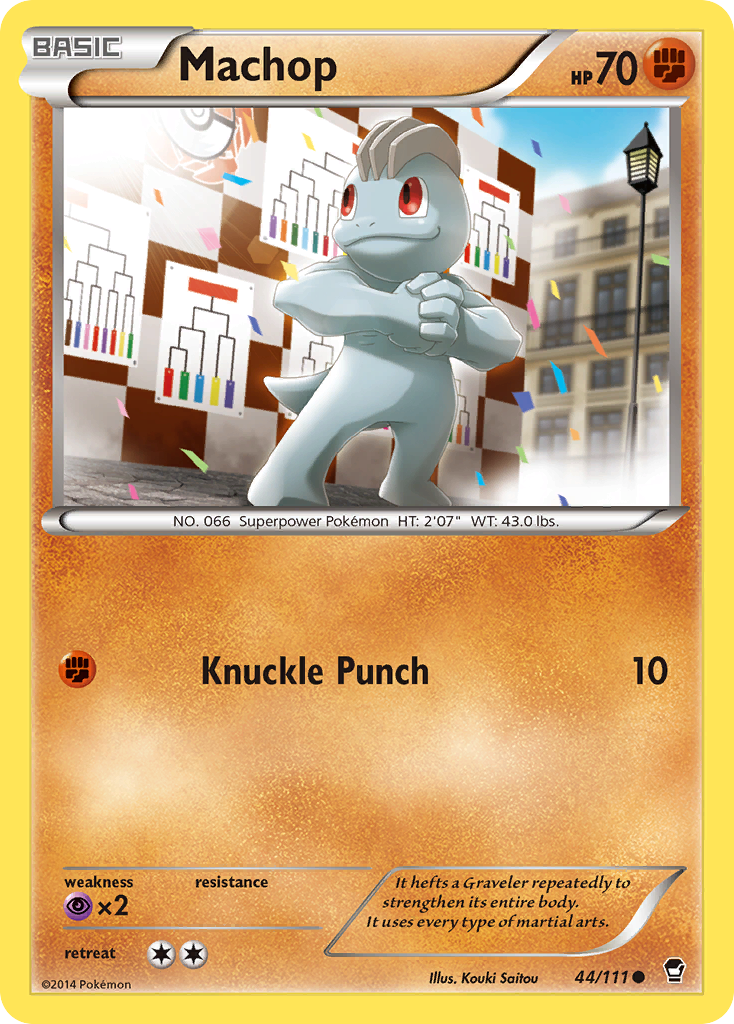 Machop (44/111) [XY: Furious Fists] | Good Games Cannington