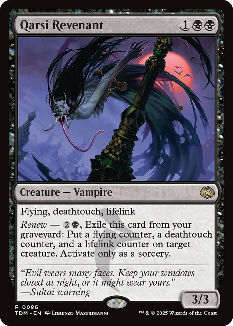 Qarsi Revenant [Tarkir: Dragonstorm] | Good Games Cannington