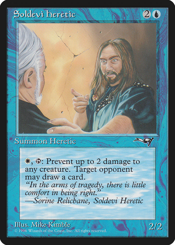 Soldevi Heretic (Pointing) [Alliances] | Good Games Cannington