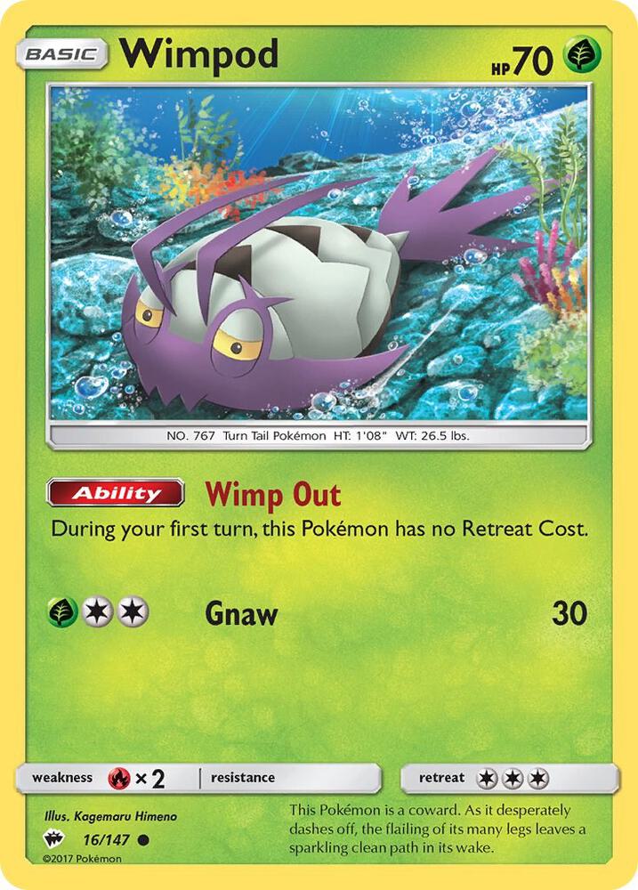 Wimpod 16/147 (SM - Burning Shadows)  | Good Games Cannington