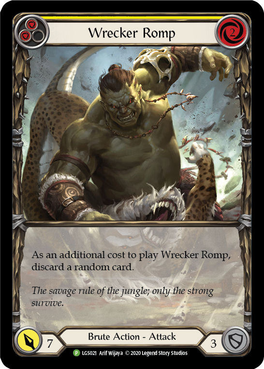 Wrecker Romp (Yellow) [LGS021] (Promo)  Rainbow Foil | Good Games Cannington