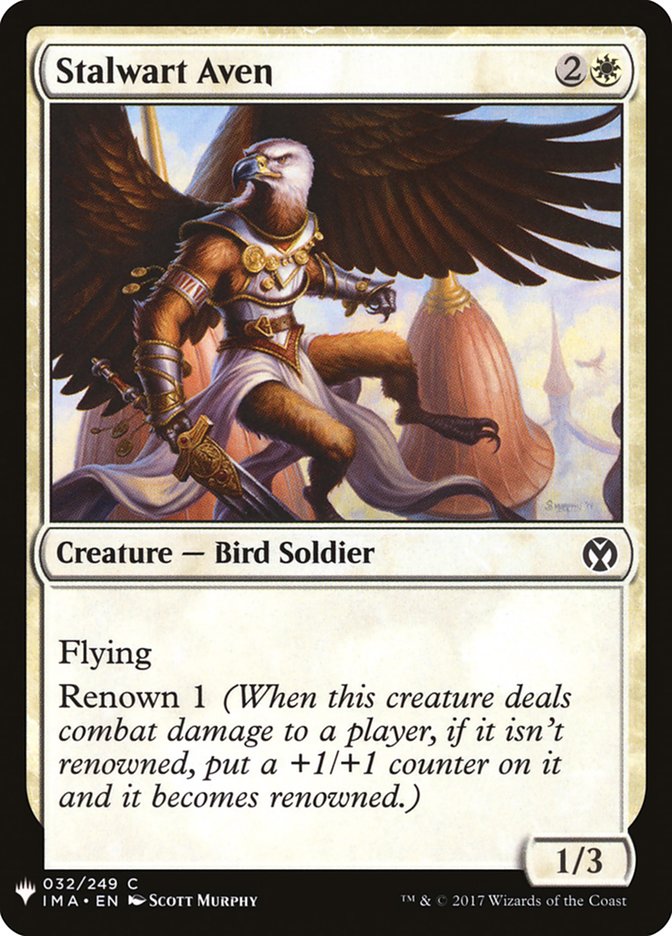 Stalwart Aven [Mystery Booster] | Good Games Cannington
