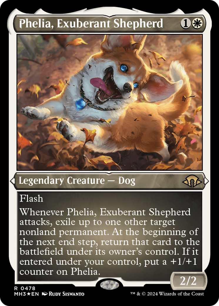 Phelia, Exuberant Shepherd (Foil Etched) [Modern Horizons 3] | Good Games Cannington