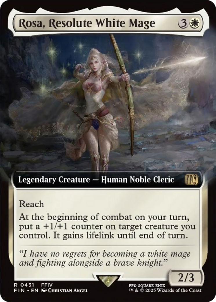 Rosa, Resolute White Mage (Extended Art) [FINAL FANTASY] | Good Games Cannington