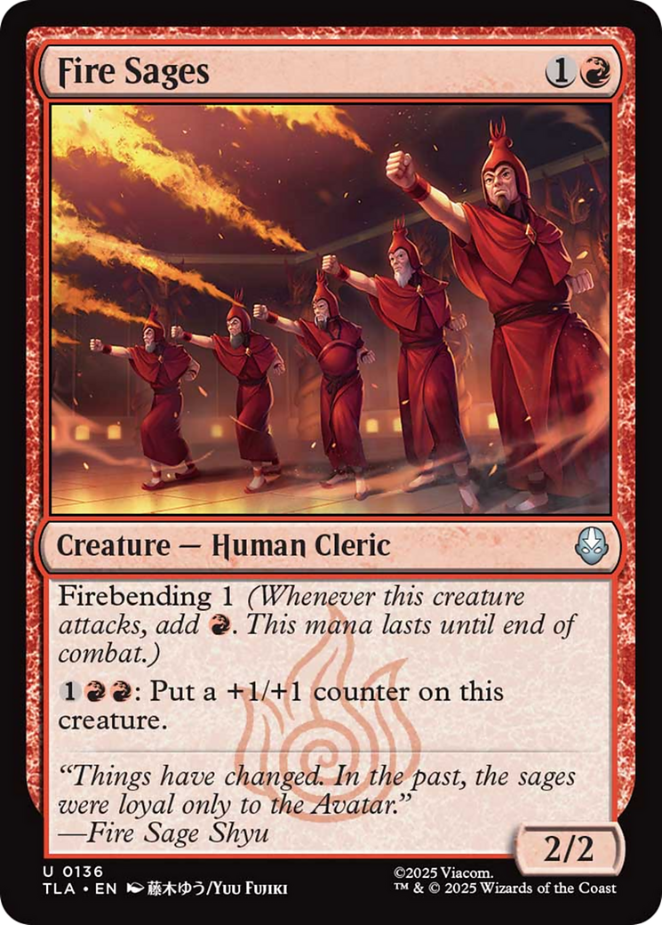 Fire Sages [Avatar: The Last Airbender] | Good Games Cannington