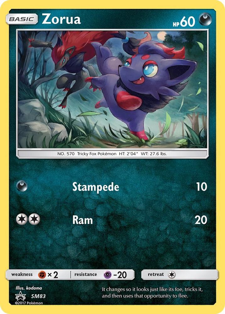 Zorua SM83 (SM Promos)  - Holofoil | Good Games Cannington