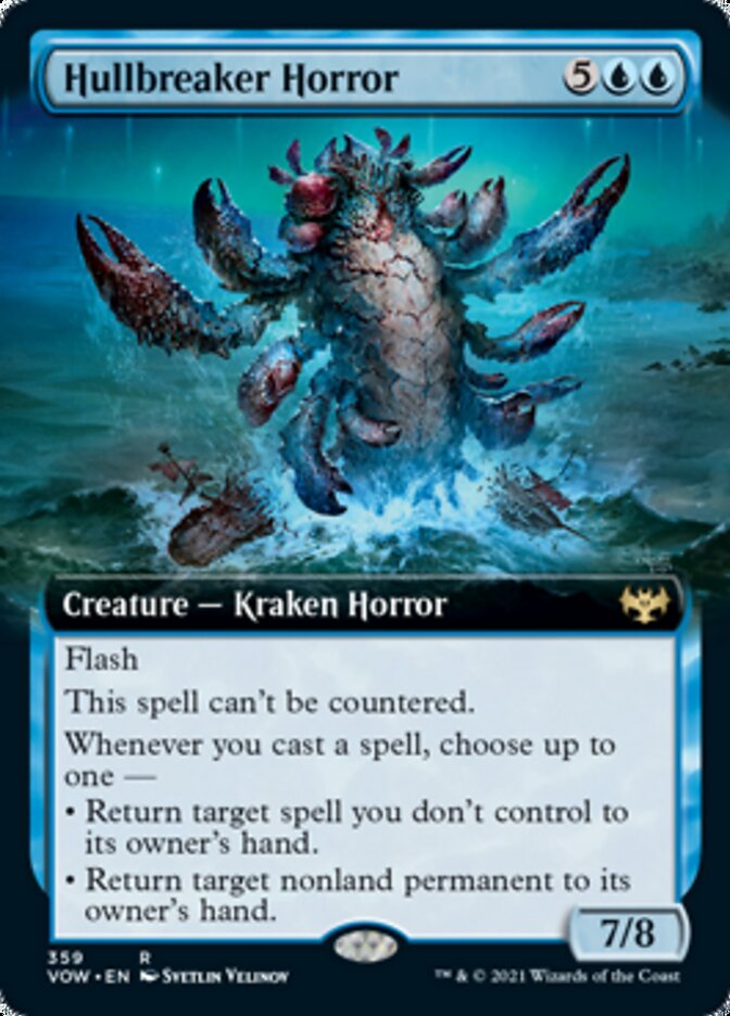Hullbreaker Horror (Extended Art) [Innistrad: Crimson Vow] | Good Games Cannington