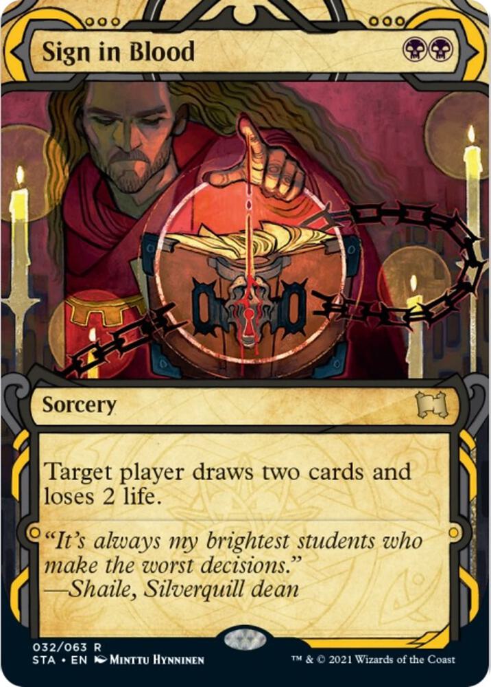 Sign in Blood 32/63 (Strixhaven: Mystical Archives)  | Good Games Cannington