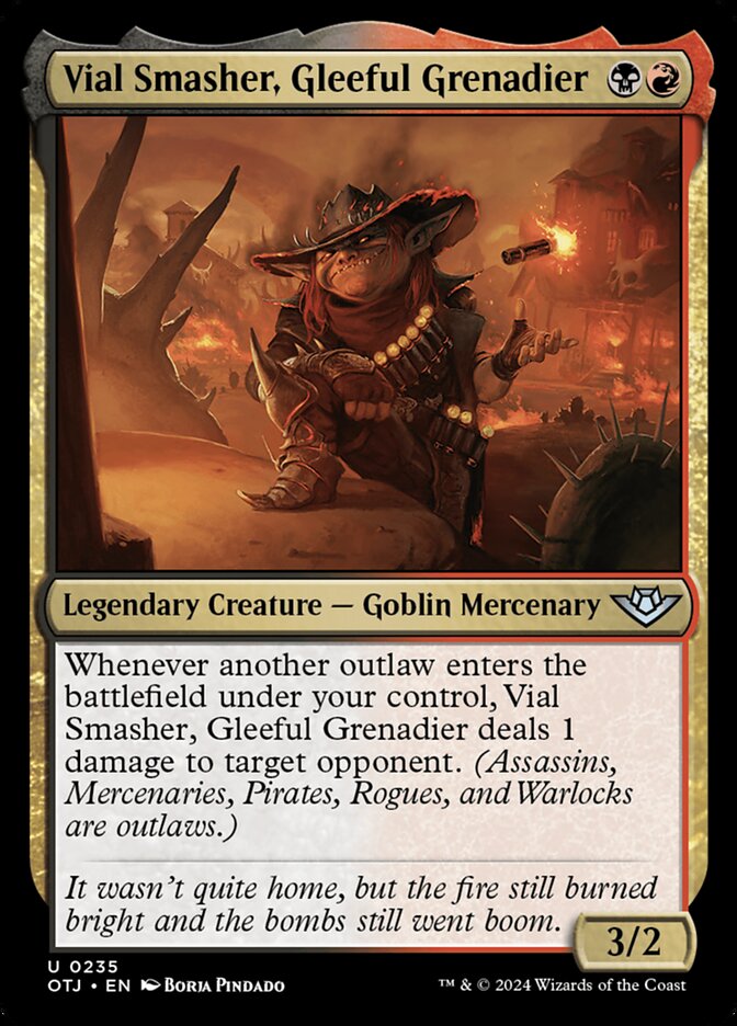 Vial Smasher, Gleeful Grenadier 235 (Outlaws of Thunder Junction)  | Good Games Cannington