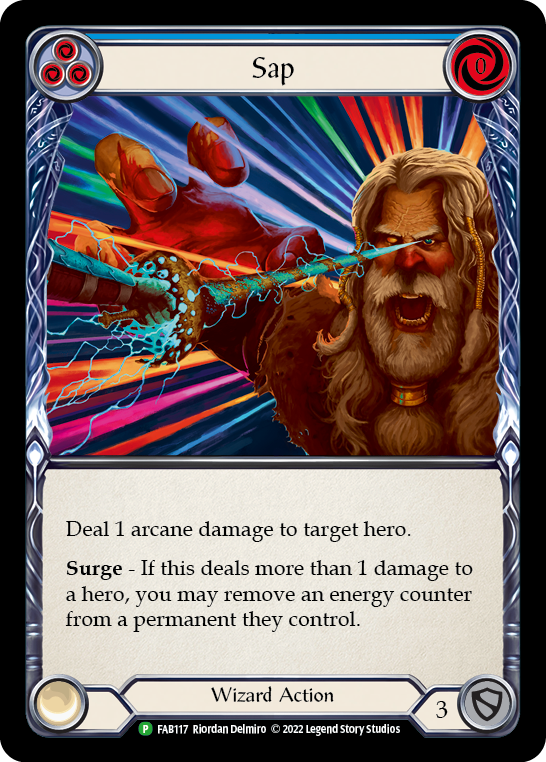 Sap (Blue) [FAB117] (Promo)  Rainbow Foil | Good Games Cannington