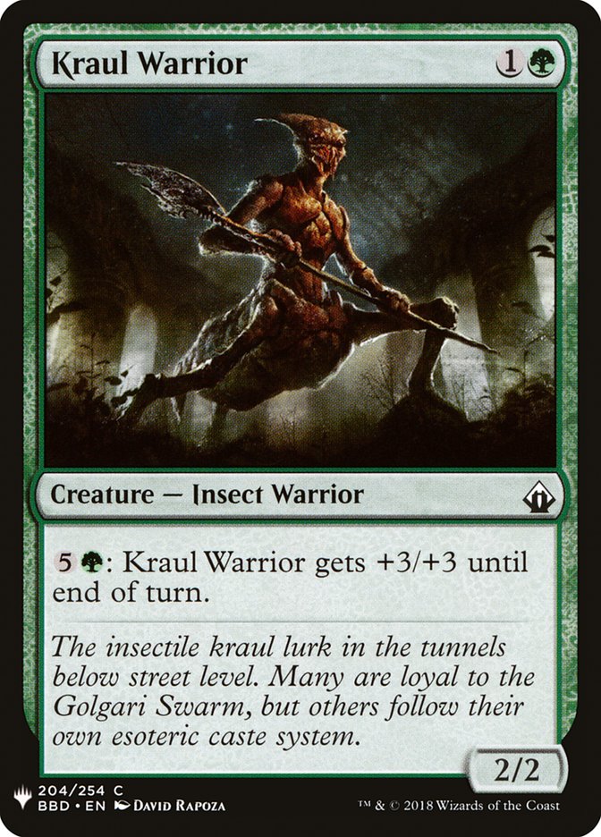 Kraul Warrior [Mystery Booster] | Good Games Cannington