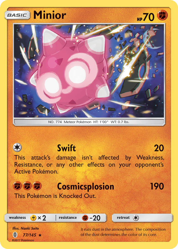 Minior (77/145) [Sun & Moon: Guardians Rising] | Good Games Cannington