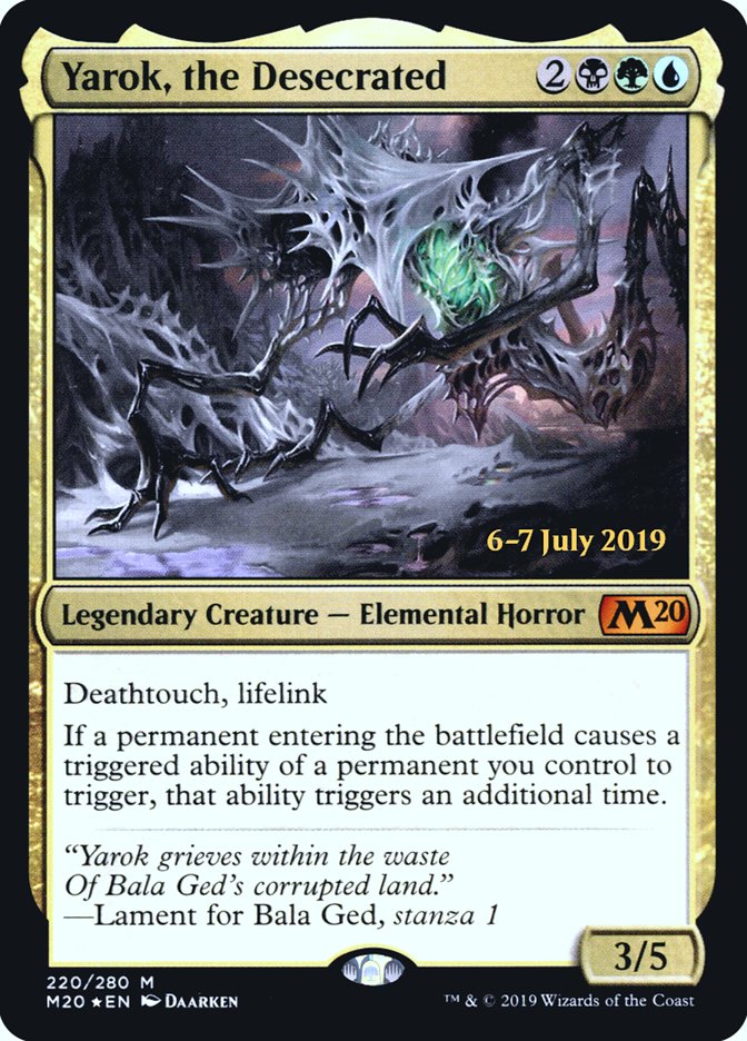 Yarok, the Desecrated [Core Set 2020 Prerelease Promos] | Good Games Cannington