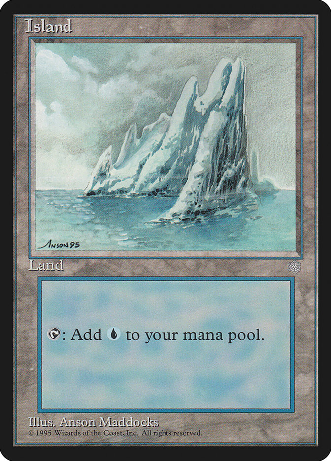 Island (No Birds / Signature on Left) [Ice Age] | Good Games Cannington