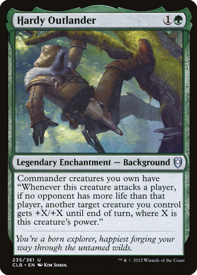 Hardy Outlander 235 (Commander Legends: Battle for Baldur's Gate)  - Foil | Good Games Cannington