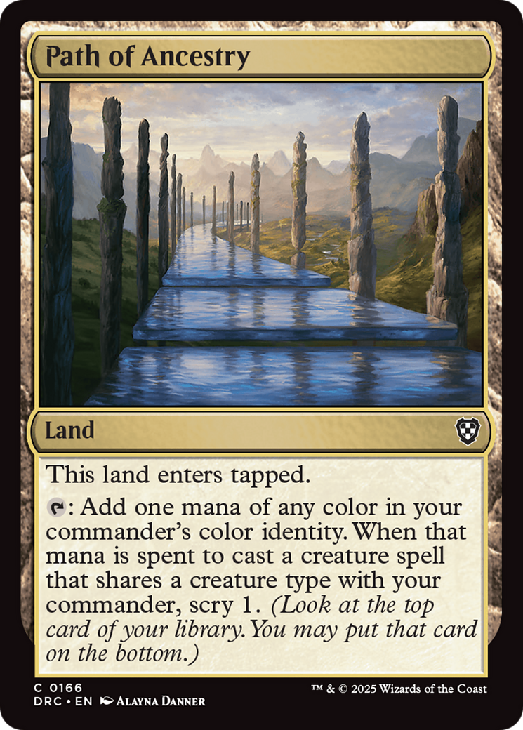 Path of Ancestry (0166) [Aetherdrift Commander] | Good Games Cannington