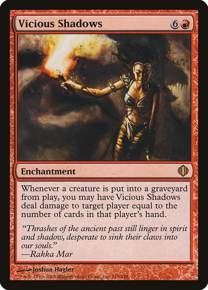 Vicious Shadows 119 (Shards of Alara)  - Foil | Good Games Cannington