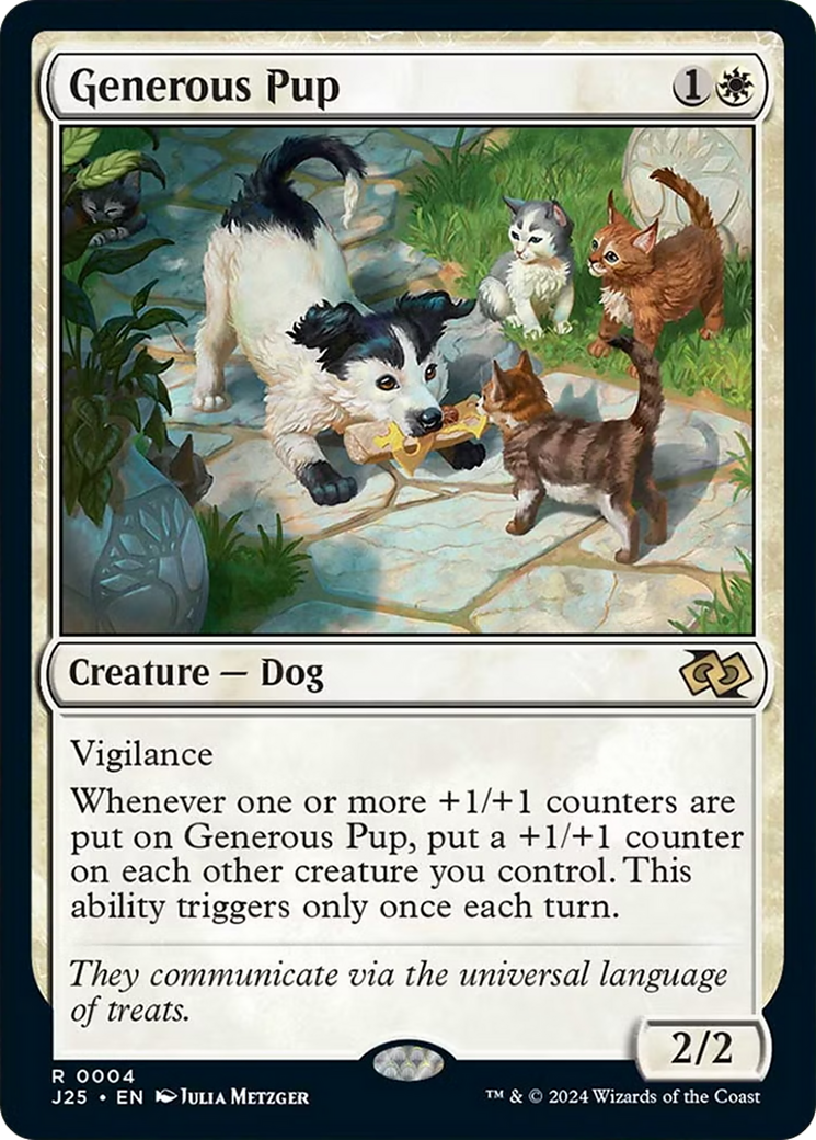 Generous Pup [Foundations Jumpstart] | Good Games Cannington