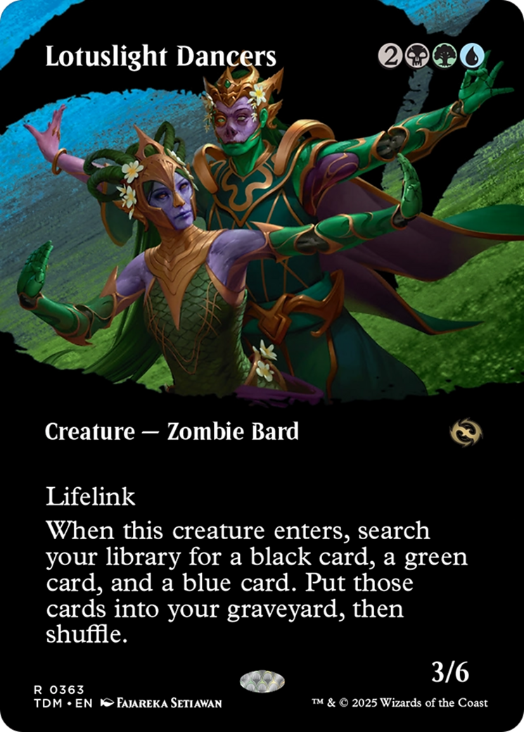 Lotuslight Dancers (Borderless) [Tarkir: Dragonstorm] | Good Games Cannington