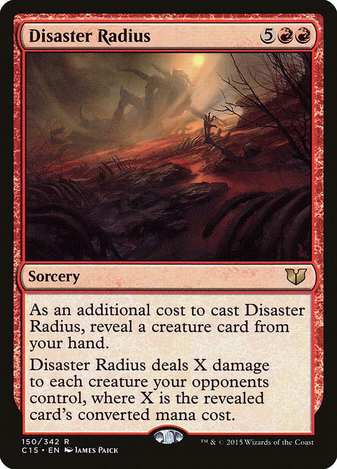 Disaster Radius 150/342 (Commander 2015)  | Good Games Cannington