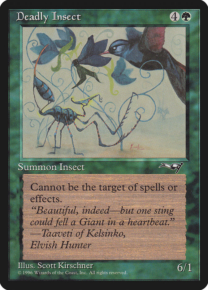 Deadly Insect (Bird Art) [Alliances] | Good Games Cannington