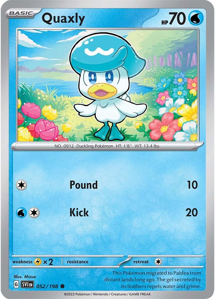 Quaxly (052/198) [Scarlet & Violet: Base Set] | Good Games Cannington
