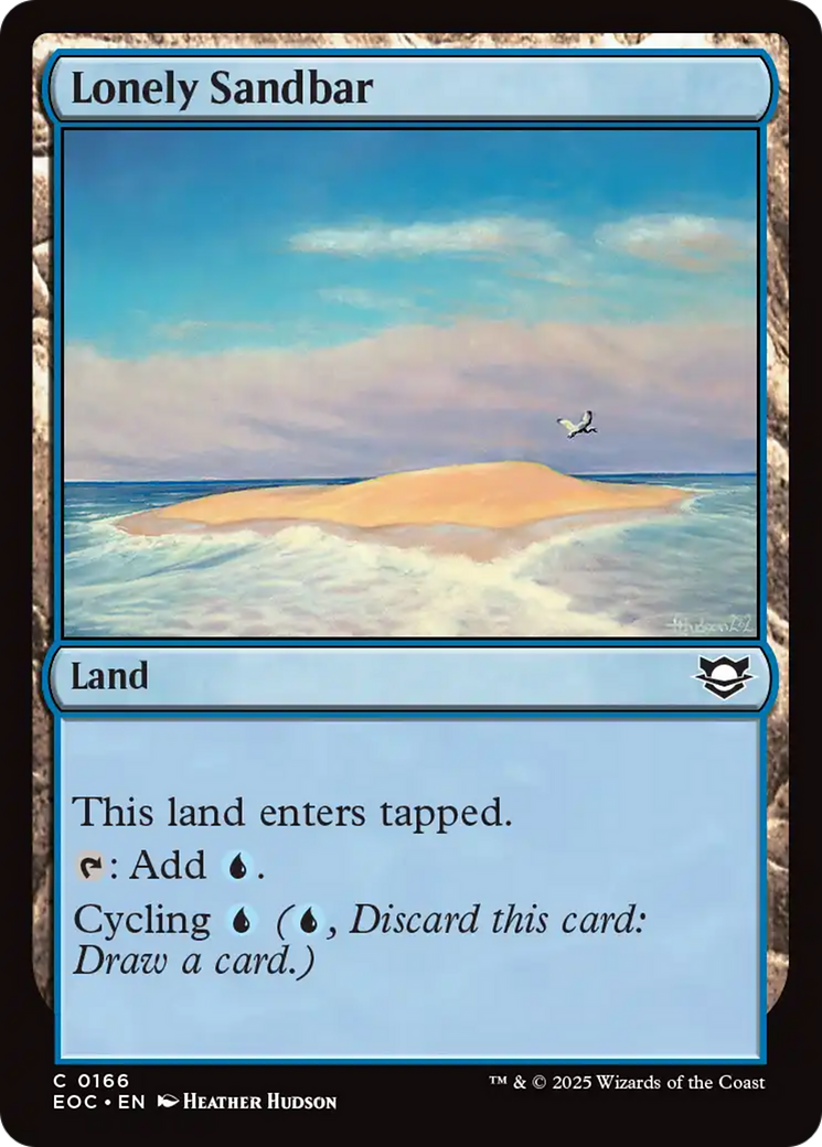 Lonely Sandbar [Edge of Eternities Commander] | Good Games Cannington