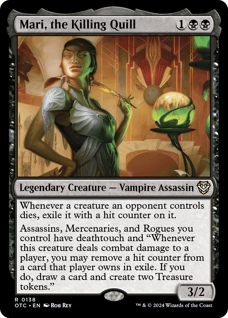 Mari, the Killing Quill [Outlaws of Thunder Junction Commander] | Good Games Cannington