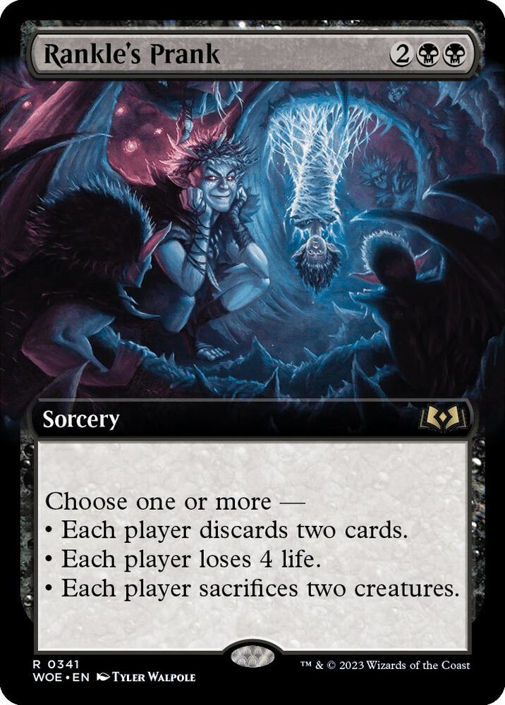 Rankles Prank Extended Art 341 (Wilds of Eldraine)  | Good Games Cannington