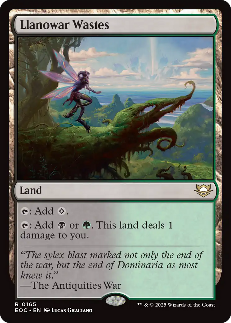 Llanowar Wastes [Edge of Eternities Commander] | Good Games Cannington