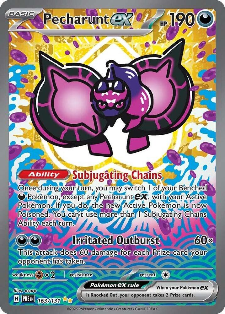 Pecharunt ex (163/131) [Scarlet & Violet: Prismatic Evolutions] | Good Games Cannington