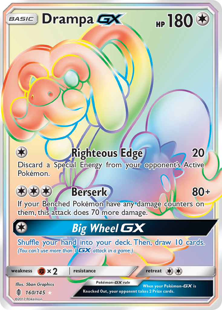 Drampa GX (160/145) [Sun & Moon: Guardians Rising] | Good Games Cannington